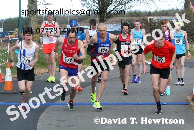 Graded 5k, 2021 Middlesbrough Endeavour Graded 5k, Middlesbrough, Sunday, April 11th. Photo: David T. Hewitson/Sports for All Pics